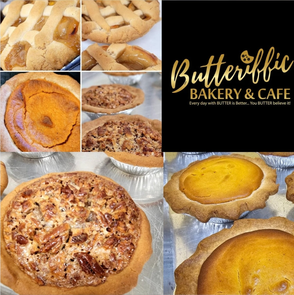 4 Butteriffic Pecan Pies (Personal Pan Pies) – Butteriffic Bakery & Cafe