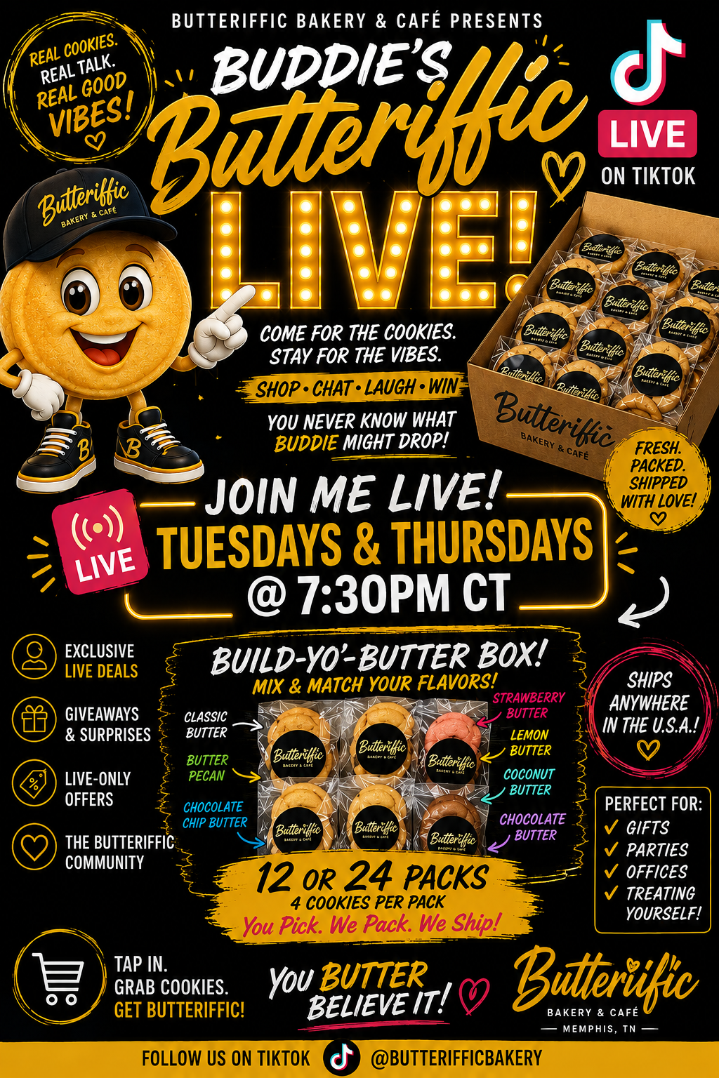 TIKTOK LIVE 12 Pk or 24pk